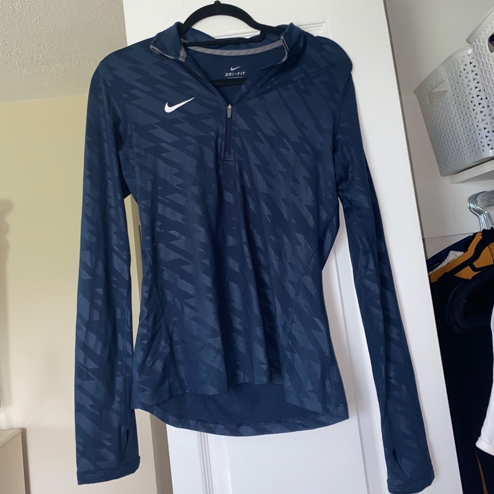 COPY - Blue Nike Quarter Zip Pullover